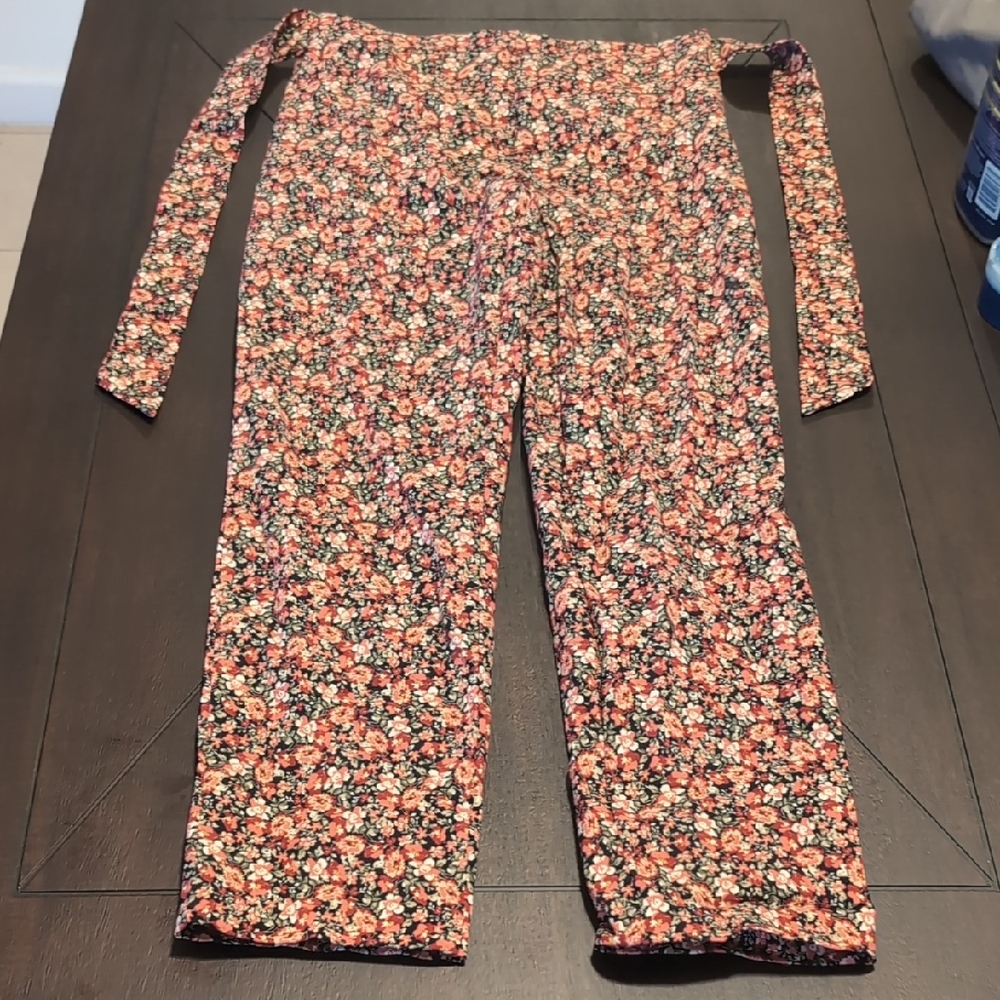 Floral Print Pants